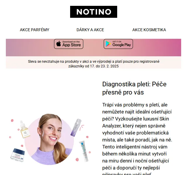 Notino: Až 40% slevy a dárky – červenec 2026 | Nuslet.cz
