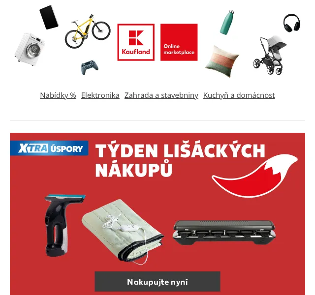 Kaufland: Týden lišáckých nákupů – říjen 2026