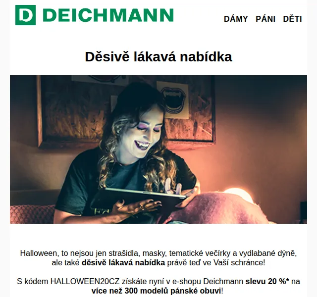 DEICHMANN: Sleva 20 % na pánskou obuv – říjen 2023 | Nuslet.cz