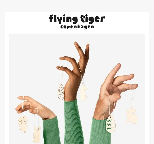 Flying Tiger Copenhagen: Velikonoční dekorace od 0,25 € – červen 2026 | Nuslet.cz