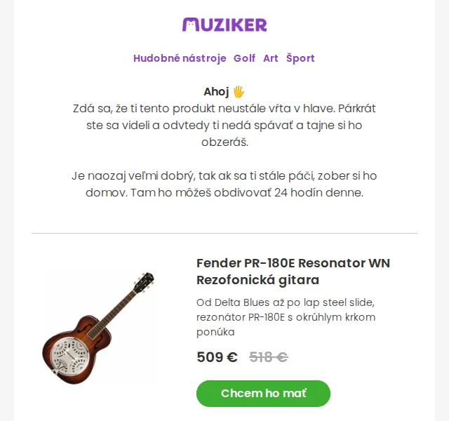 Muziker: Rezonanční kytara Fender PR-180E – červen 2026 | Nuslet.cz