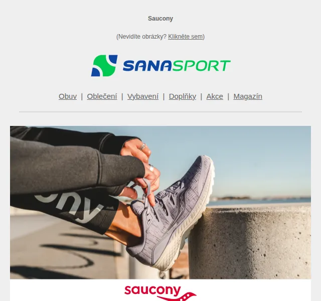 Sanasport: Vše od Saucony se slevou 40–60 % – červen 2026 | Nuslet.cz