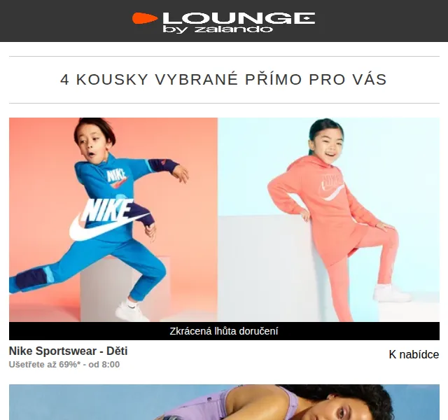 Lounge by Zalando: Nike, JOOP! a slevy až 80 % – červen 2026 | Nuslet.cz