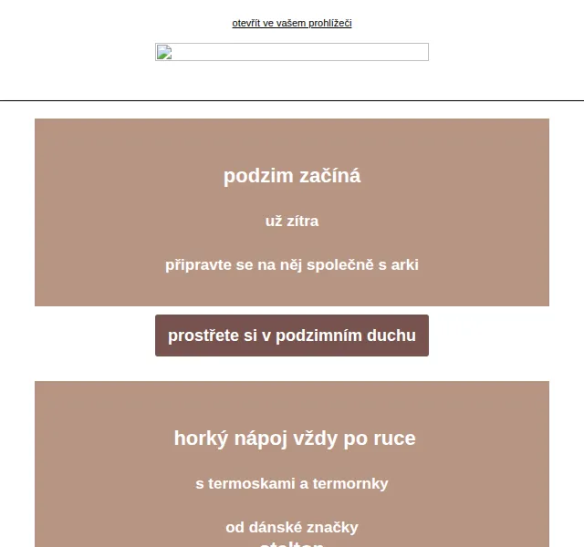 Arki: podzimní kolekce – červenec 2026 | Nuslet.cz
