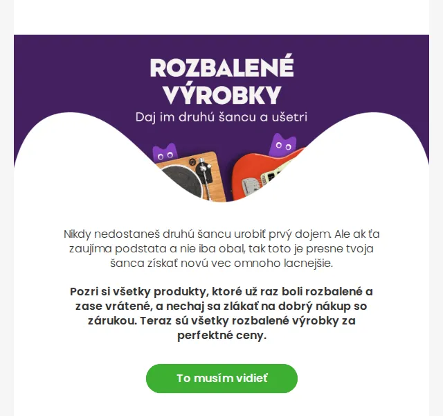 Muziker: rozbalené výrobky se slevou – červenec 2026 | Nuslet.cz