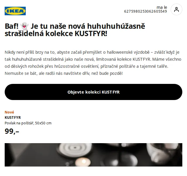 Ikea: Halloweenová kolekce KUSTFYR – červenec 2026 | Nuslet.cz