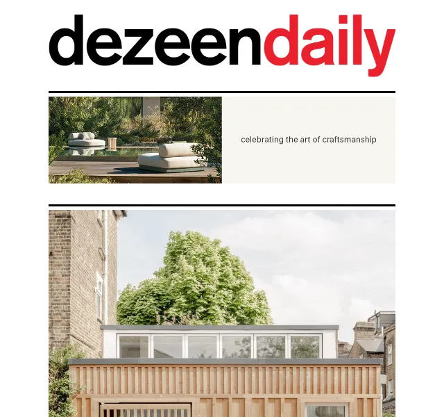 Dezeen Daily: Novinky architektury a designu – červenec 2026 | Nuslet.cz