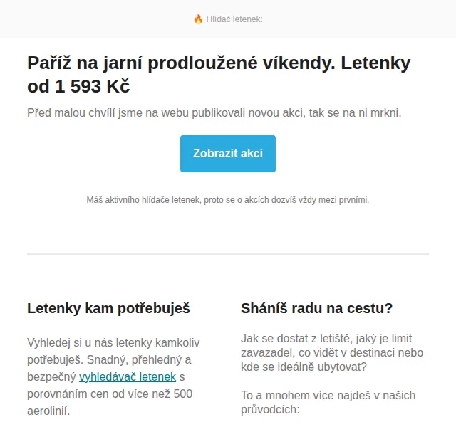 Cestujlevne.com: Letenky do Paříže od 1 593 Kč – červen 2026 | Nuslet.cz