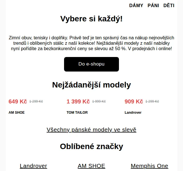 Deichmann: Sleva až 50 % na stovky produktů – červenec 2026 | Nuslet.cz