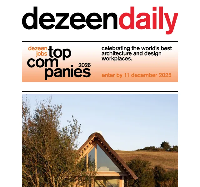 Dezeen Daily: Architektonické novinky a design – červenec 2026 | Nuslet.cz