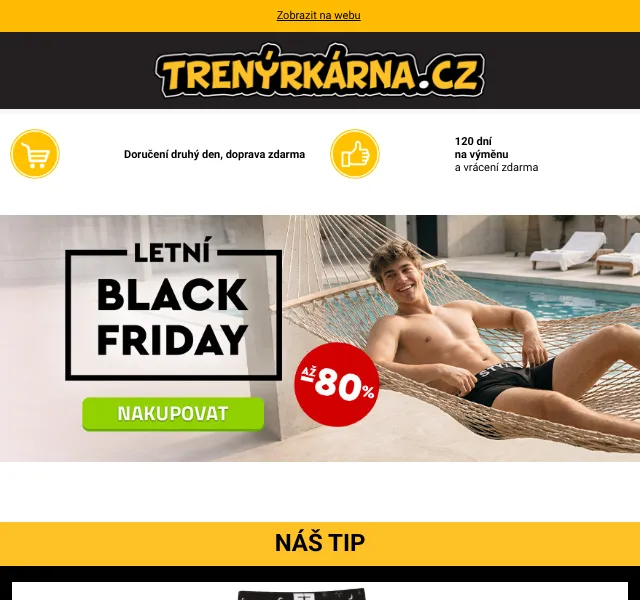Trenýrkárna.cz: Spodní prádlo až 80 % — červenec 2026
