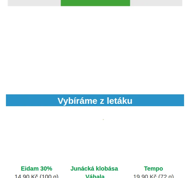 Váš HRUŠKA tým: Leták 14.–20. května – Eidam 14,90 Kč, Ondrášovka 15,90 Kč | Nuslet.cz