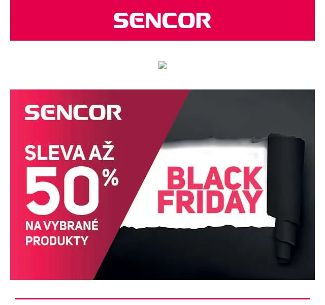 Sencor: BLACK FRIDAY se slevami roku – listopad 2026 | Nuslet.cz