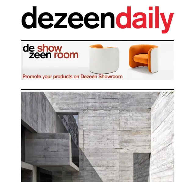 Dezeen Daily: Designová vánoční přání a top produkty 2022 – červen 2026 | Nuslet.cz