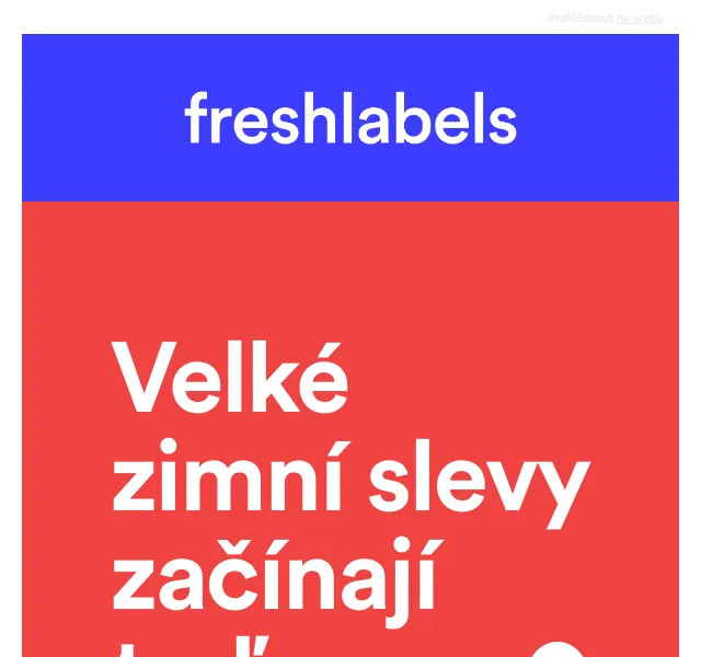 Freshlabels: Cheap Weeks slevy až 50 % – červenec 2026 | Nuslet.cz