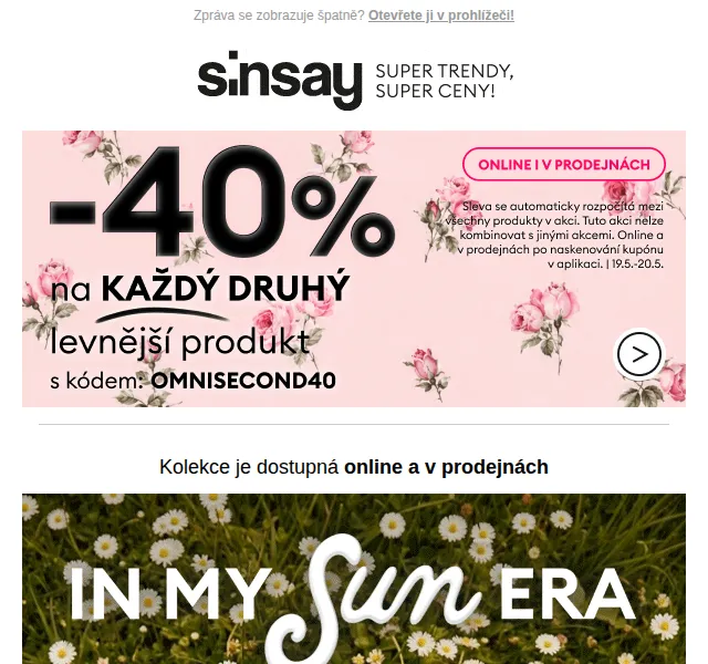 Sinsay: Letní kolekce pro děti – květen 2026 | Nuslet.cz