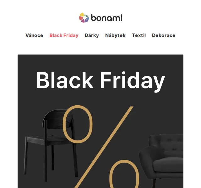 Bonami.cz: Sleva 20 % na vše s BLACK20 – červen 2026 | Nuslet.cz