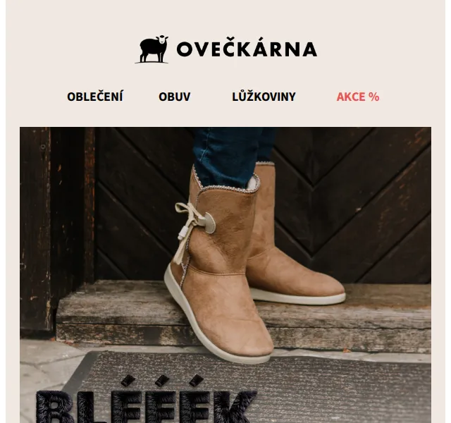 Ovečkárna: Blééék Friday až -50 % na obuv – červenec 2026 | Nuslet.cz
