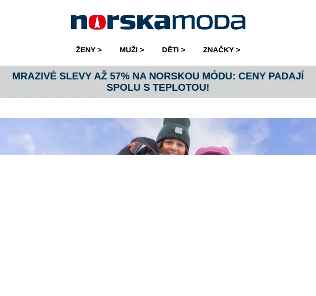 Norskamoda.cz: Mrazivé slevy až 57 % na norskou módu – červenec 2026 | Nuslet.cz