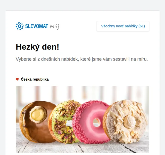 Slevomat: 2–12 donutů dle výběru z Donuter Donuts – červenec 2026 | Nuslet.cz