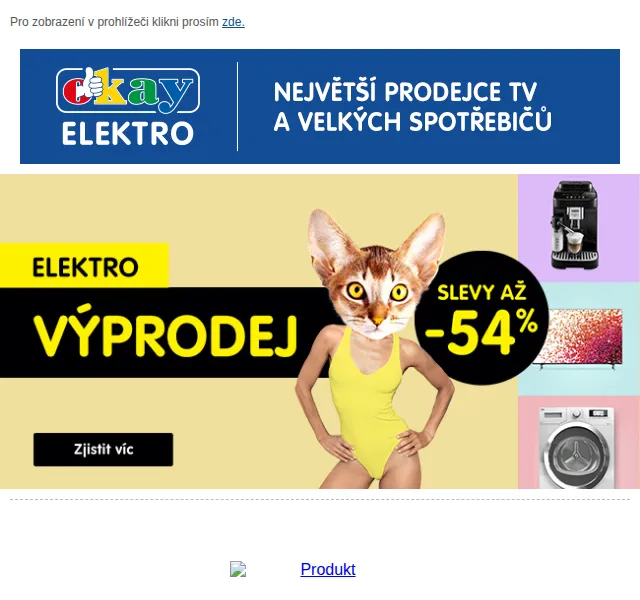 OKAY: Výprodej TV TCL, Samsung, LG – červenec 2026 | Nuslet.cz