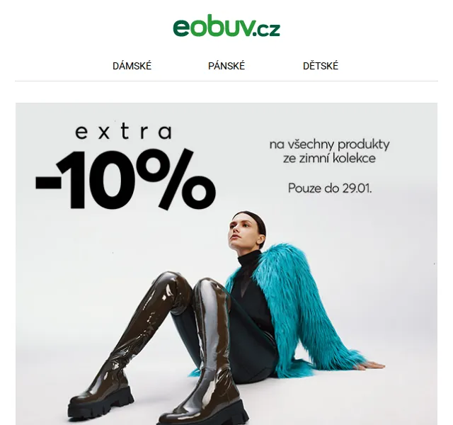 eobuv.cz: -10% na zimní kolekci – červen 2026 | Nuslet.cz