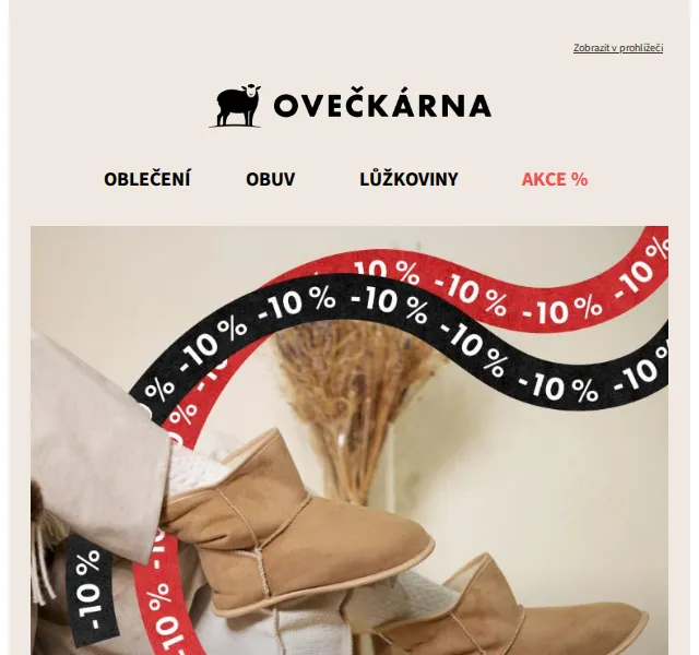 Ovečkárna: Noc oveček až -50% + 10% sleva – duben 2026