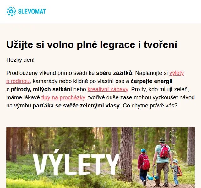 Slevomat: Tipy na výlet a tvoření – červen 2026 | Nuslet.cz