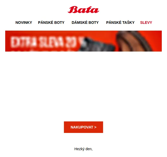 Baťa: Extra -20 % na již zlevněné kousky – červenec 2026 | Nuslet.cz