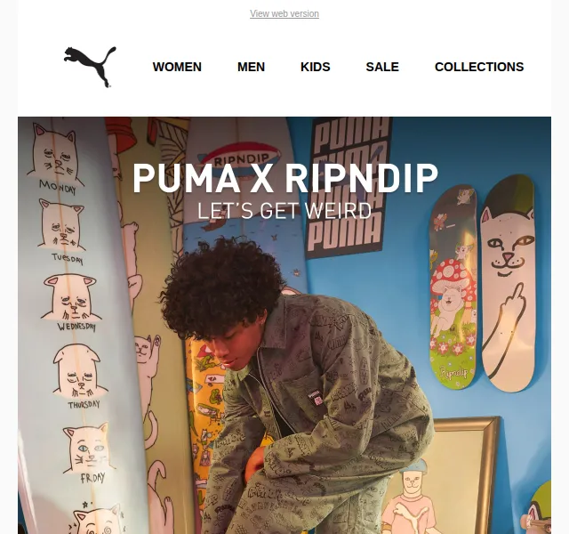 PUMA: Nová kolekce PUMA x RIPNDIP a SpongeBob – červenec 2026 | Nuslet.cz