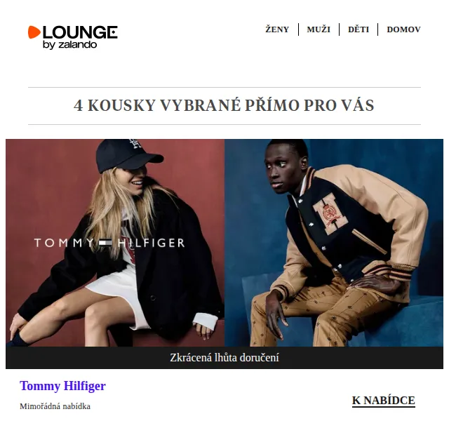 Lounge by Zalando: Tommy Hilfiger a další se slevou až 75 % – červen 2026 | Nuslet.cz