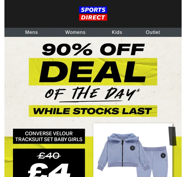 Sportsdirect.com: Converse tracksuit set za 90 % slevu – červen 2026 | Nuslet.cz