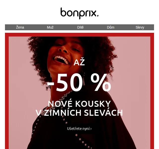 Bonprix: Zimní slevy až -50 % – červenec 2026 | Nuslet.cz