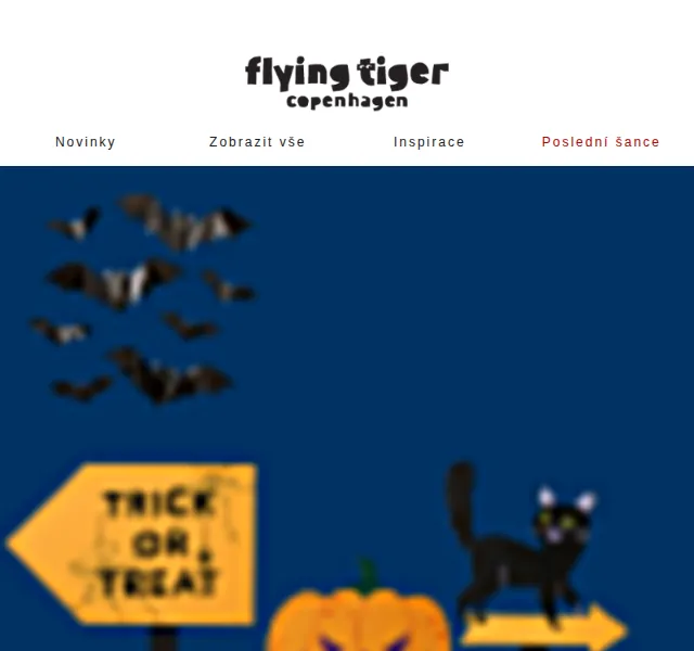 Flying Tiger Copenhagen: Halloween výbava – červenec 2026 | Nuslet.cz