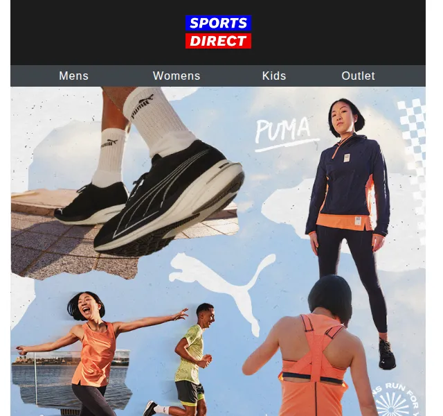 Sportsdirect.com: PUMA běžecká kolekce – červen 2026 | Nuslet.cz