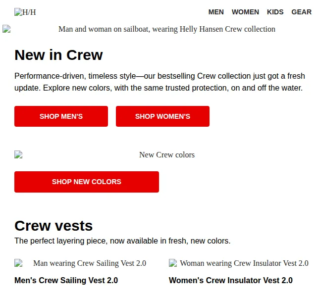 Helly Hansen: nové barvy Crew kolekce – červenec 2026 | Nuslet.cz