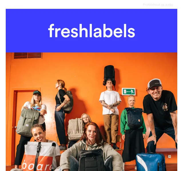 Freshlabels: Batohy Fjällräven, FREITAG, The North Face – červenec 2026 | Nuslet.cz