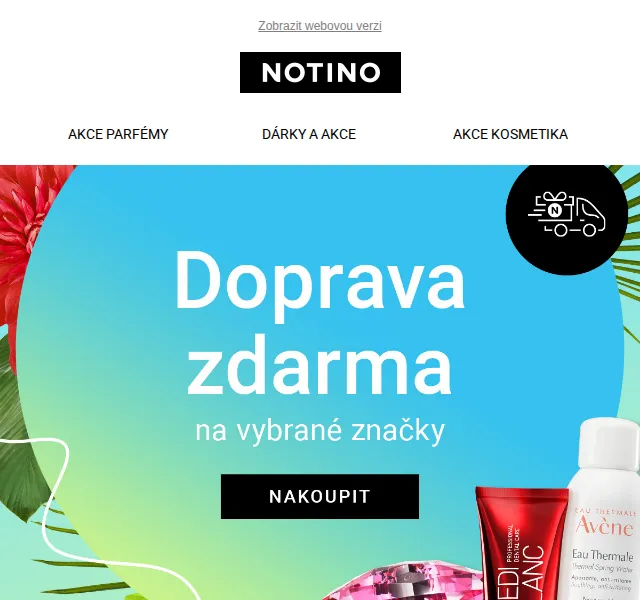 Notino: 6 letních bestsellerů s dopravou zdarma – červenec 2026 | Nuslet.cz