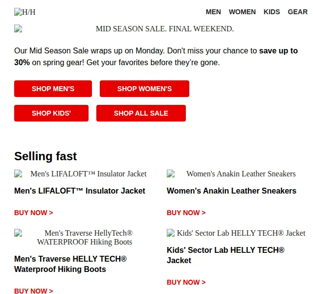 Helly Hansen: sleva až 30 % na jarní kolekci – červenec 2026 | Nuslet.cz