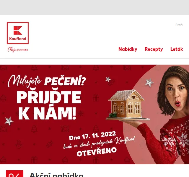 Kaufland: Zlevněné pečení a vánoční kolekce – červen 2026 | Nuslet.cz