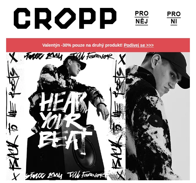 Cropp: HEAR YOUR BEAT kolekce – červenec 2026 | Nuslet.cz