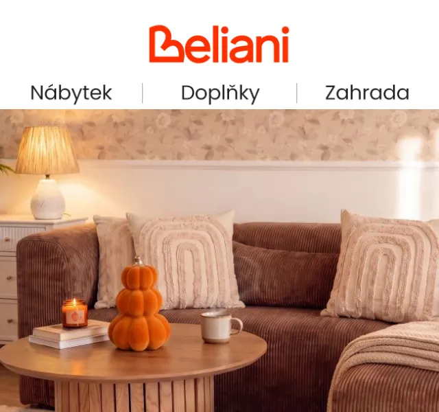 Beliani.cz: Podzimní nábytek a osvětlení – září 2026