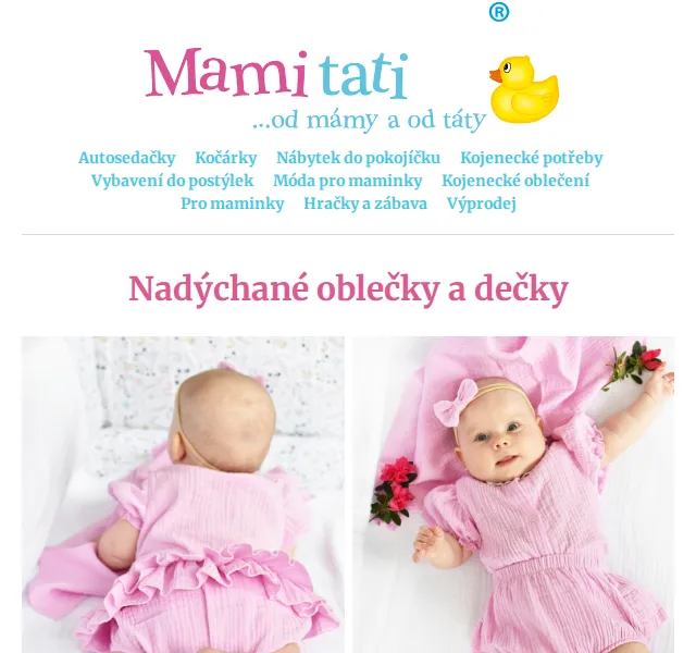 Mamitati.cz: Mušelínová kolekce Baby Nellys – červenec 2026 | Nuslet.cz