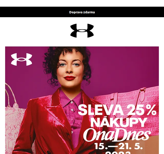 Under Armour: Sleva 25 % na vše – červen 2026 | Nuslet.cz
