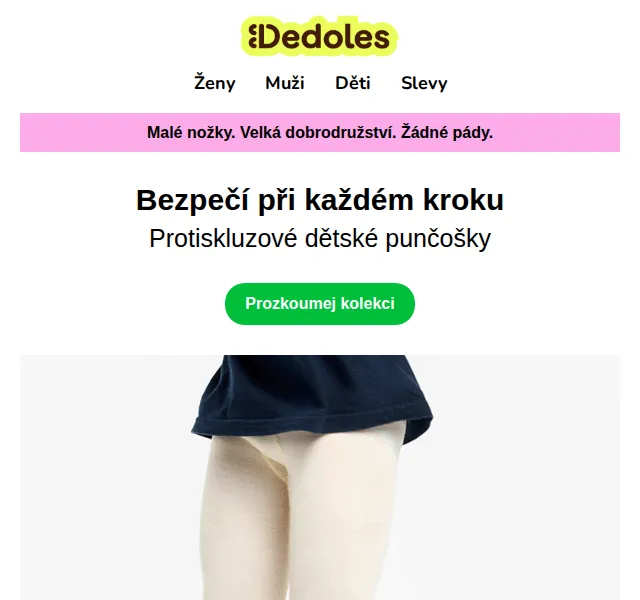 Dedoles: Protiskluzové dětské punčošky – červenec 2026 | Nuslet.cz
