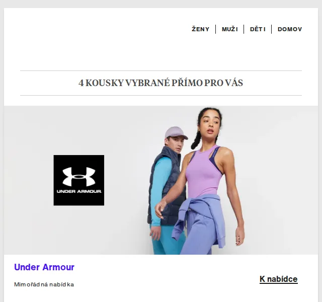 Lounge by Zalando: Under Armour, Ellesse, New Era – sleva až 75 % – červenec 2026 | Nuslet.cz