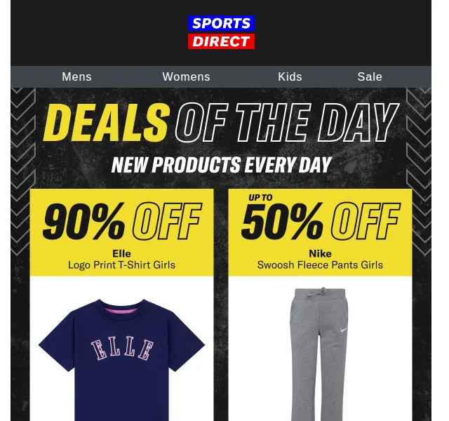 Sportsdirect: 90% sleva na ELLE tričko už od £1.50 – červenec 2026 | Nuslet.cz