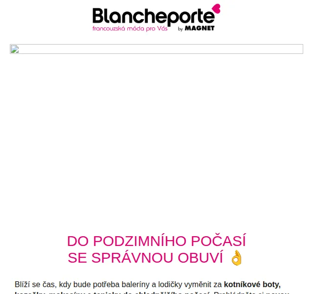 Blancheporte: 250 Kč sleva a poštovné 0 Kč – červen 2026 | Nuslet.cz