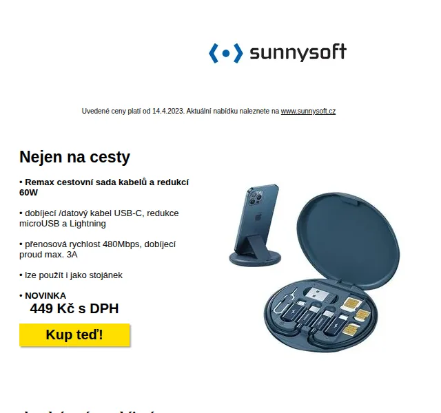 Sunnysoft: Slevy na novinky až 17 % – červen 2026 | Nuslet.cz