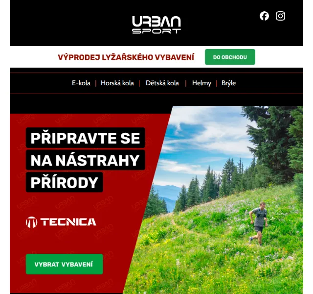Urban Sport: Vybavení na hory – tipy na červen 2026 | Nuslet.cz